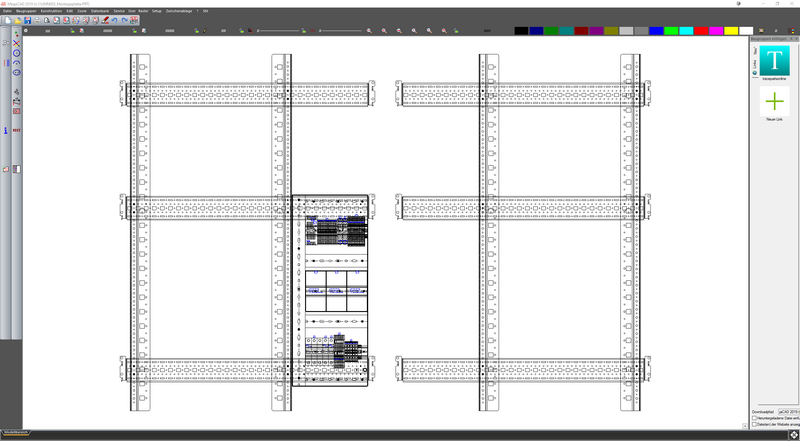 2D CAD-Zeichnung